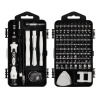Precisionsverktyg, sats 117 delar, bits, torx, skruvmejslar m.m. Precisionsverktyg, sats 117 delar, bits, torx, skruvmejslar m.m.