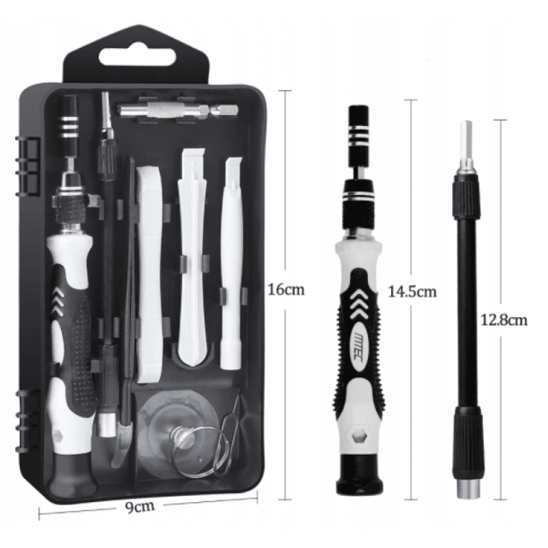 Precisionsverktyg, sats 117 delar, bits, torx, skruvmejslar m.m. Precisionsverktyg, sats 117 delar, bits, torx, skruvmejslar m.m.