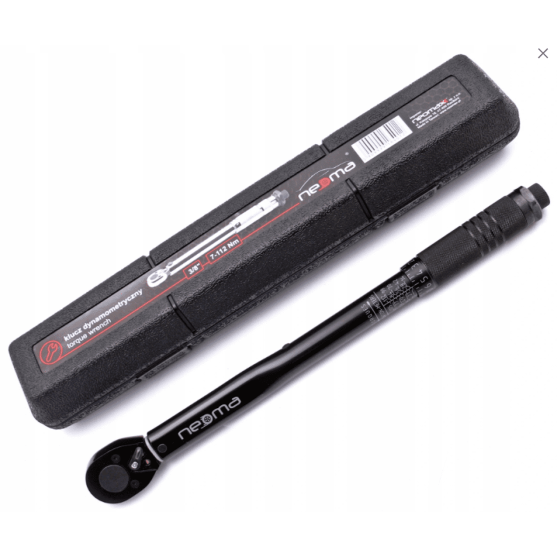 Momentnyckel 3/8" 7-112Nm med spärr, Neoma