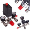 Tryck strömbrytare för kompressorer 1/2", 21 mm, 230V, Technic