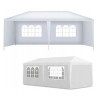 Paviljong 3x6m, 4 väggar med plastfönster (tält, trädgårdstält, partytält), olika färger Paviljong 3x6m, 4 väggar med plastfönster (tält, trädgårdstält, partytält), olika färger