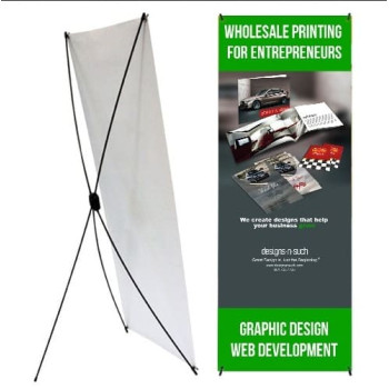 Display X Banner, reklambanner med tryck på 60 x 160 cm, eko-vänligt Display X Banner, reklambanner med tryck på 60 x 160 cm, eko-vänligt