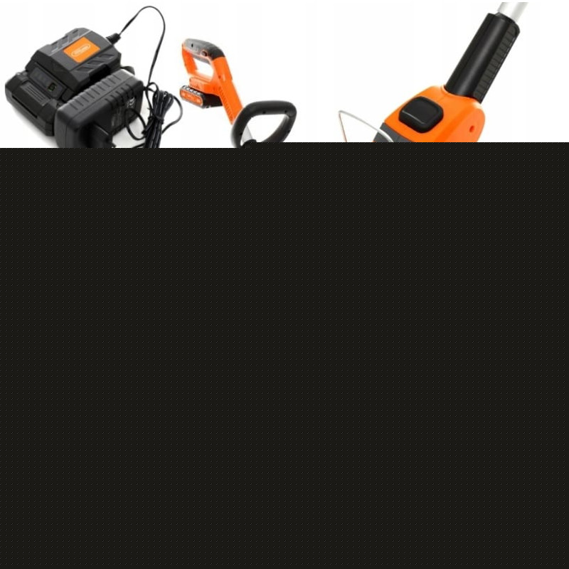 Grästrimmer, batteridriven 18V med 2000mAh batteri och laddare, 26 cm, Kraft & Delle Grästrimmer, batteridriven 18V med 2000mAh batteri och laddare, 26 cm, Kraft & Delle