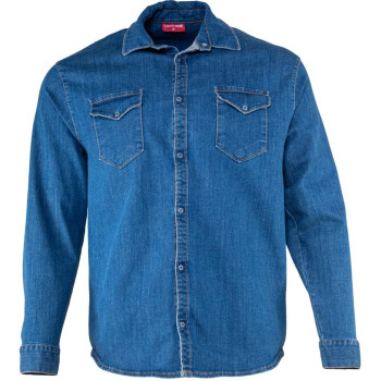 Skjorta jeans, blå, arbetsskjorta CE, LAHTI Skjorta jeans, blå, arbetsskjorta CE, LAHTI