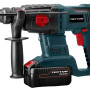 Slagborrmaskinn, HAMMER DRILL 20V, SDS+, 4 FUNCTION, 2J, 2X4AH BATT.
