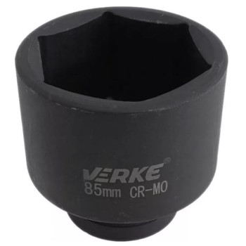 Krafthylsa, stor hylsa 1" 85mm 6-kant, slaghylsa, specialhylsa, stor hylsa, Verke Krafthylsa, stor hylsa 1" 85mm 6-kant, slaghylsa, specialhylsa, stor hylsa, Verke