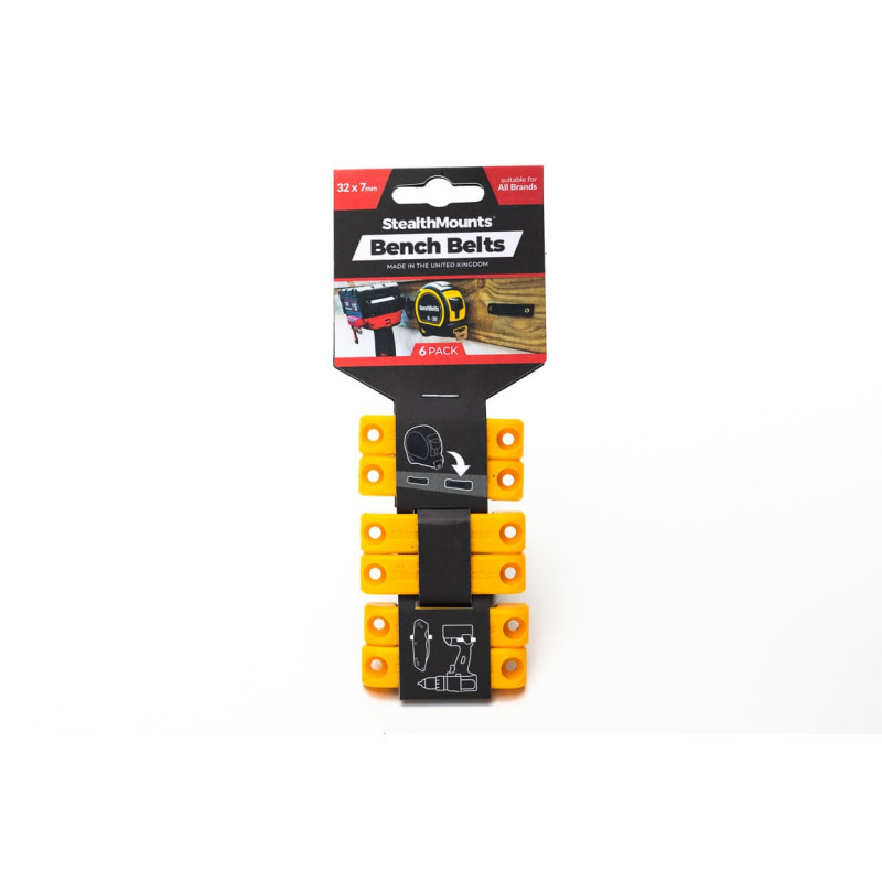 Universalfästen Bench Belts 6-pack, StealthMounts Universalfästen Bench Belts 6-pack, StealthMounts
