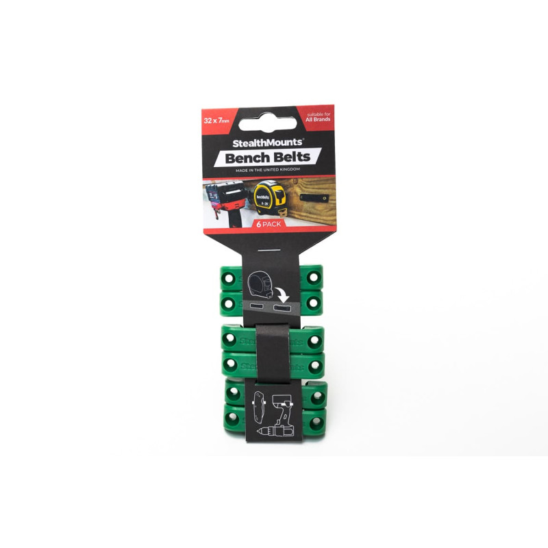 Universalfästen Bench Belts 6-pack, StealthMounts Universalfästen Bench Belts 6-pack, StealthMounts