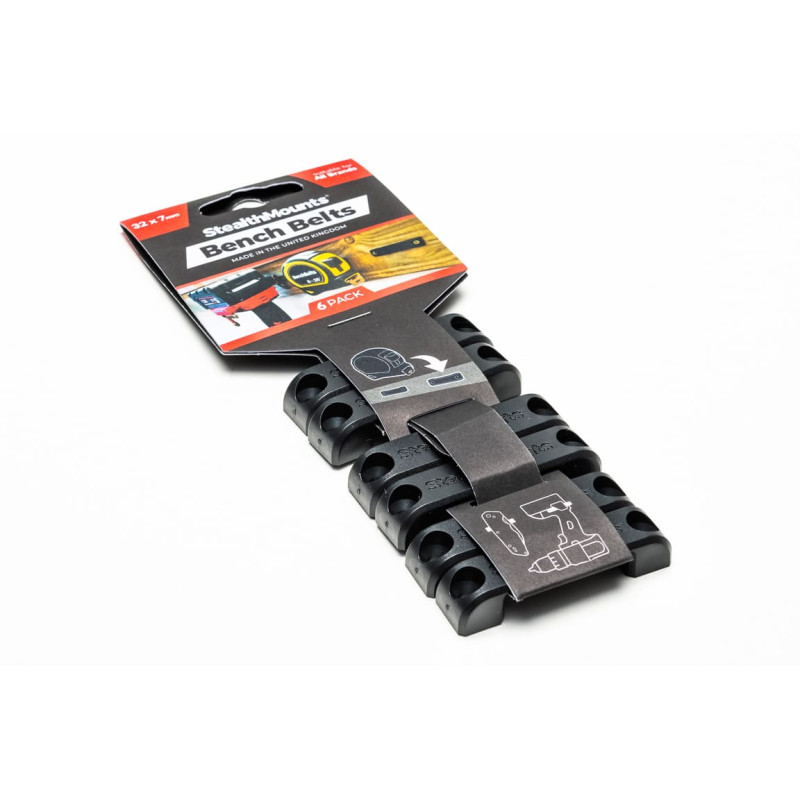Universalfästen Bench Belts 6-pack, StealthMounts Universalfästen Bench Belts 6-pack, StealthMounts