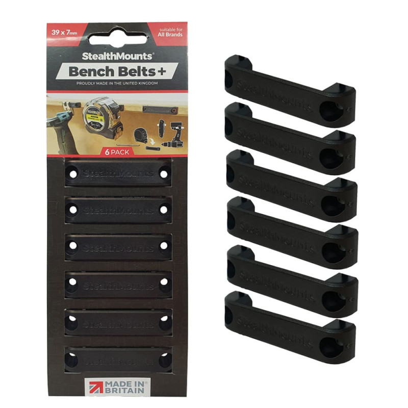 Universalfästen Bench Belts+ 6-pack, StealthMounts Universalfästen Bench Belts+ 6-pack, StealthMounts