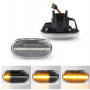 Vita LED blinkers för Honda, orange vandrande ljus, 2 st