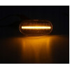 Vita LED blinkers för Honda, orange vandrande ljus, 2 st Vita LED blinkers för Honda, orange vandrande ljus, 2 st