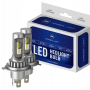 H4 CSP LED, CE E9 certifierade, 4000 LM 6000K CANBUS, 2 lampor