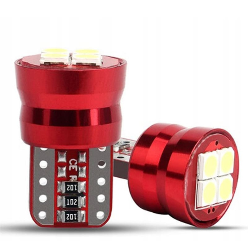 T10 5W5 starka LED (4xSMD 3030), Canbus, 2 st T10 5W5 starka LED (4xSMD 3030), Canbus, 2 st