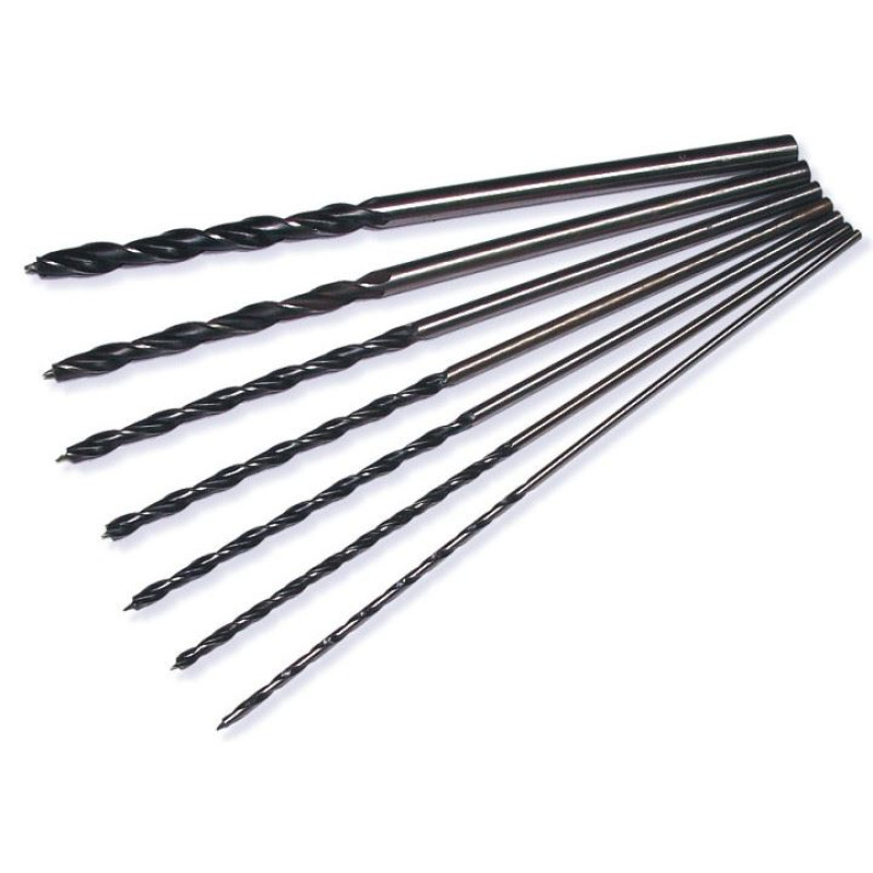 Träborr, 4, 5, 6, 7, 8, 10, 12 mm, 300 mm, 7 st Träborr, 4, 5, 6, 7, 8, 10, 12 mm, 300 mm, 7 st