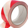 Självhäftande varningstejp 50mm x 33m röd/vit