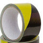VARNINGSTEJP GUL/SVART 80MM x 100M